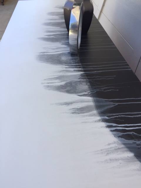 drip technique with dixie belle paint