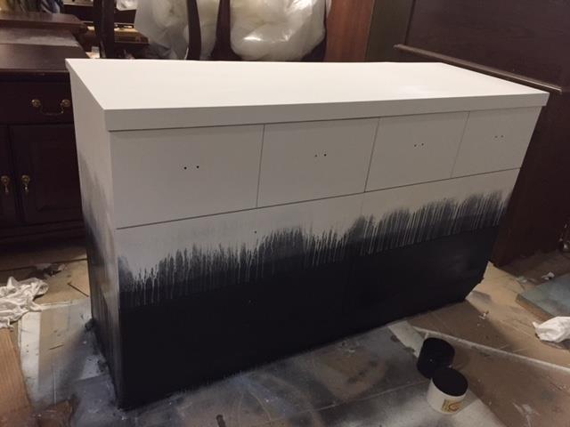 drip technique with dixie belle paint