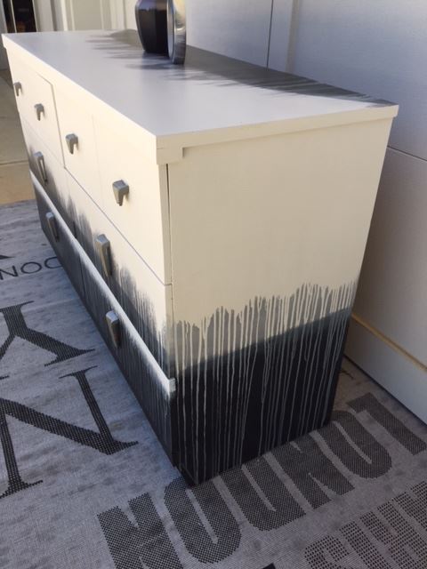 drip technique with dixie belle paint