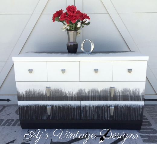 drip technique with dixie belle paint