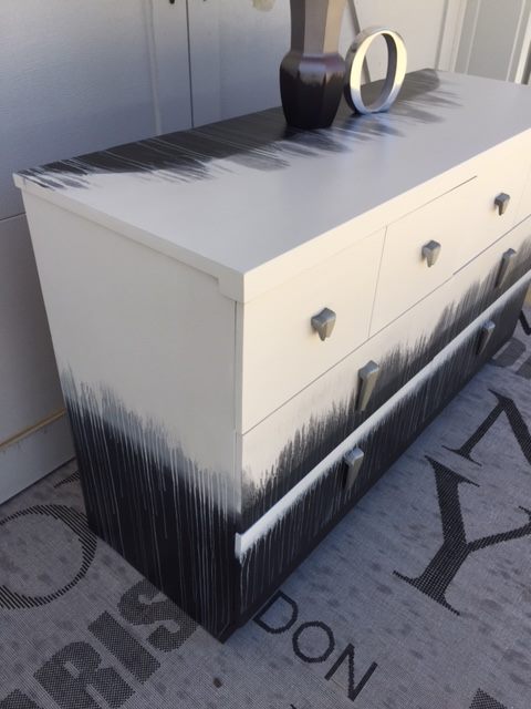 drip technique with dixie belle paint