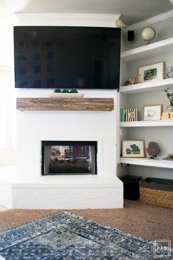¡Cómo pintar una chimenea de ladrillo! | Hometalk