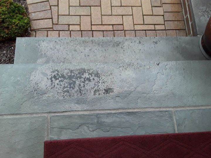 how to remove stains and discoloration from bluestone