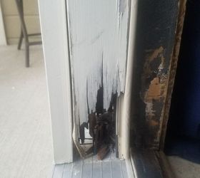 my front door is starting to rot how can i fix it where i don t have t