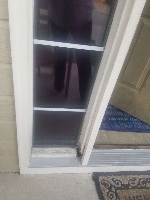 my front door is starting to rot how can i fix it where i don t have t