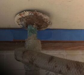 How can I get water, rust, & gunk of toilet water knob? Hometalk