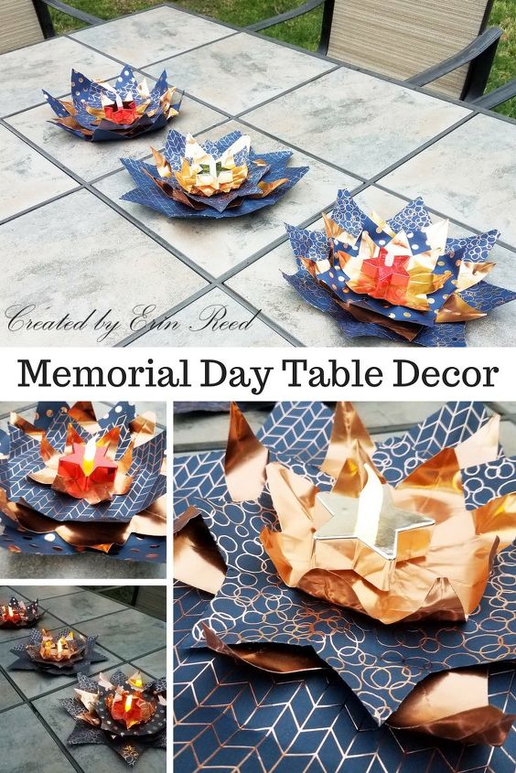 s 15 memorial day crafts, Star Tealight Decor