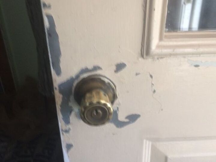 q how to redo a steel door