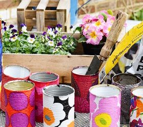gorgeous colorful planters to brighten up any small garden