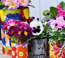 Gorgeous Colorful Planters to Brighten up Any Small Garden.
