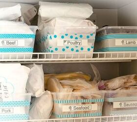 the 25 most brilliant uses people came up with for plastic containers, Organize your entire freezer