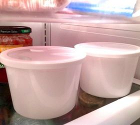 the 25 most brilliant uses people came up with for plastic containers, Clean off the container labels use it again