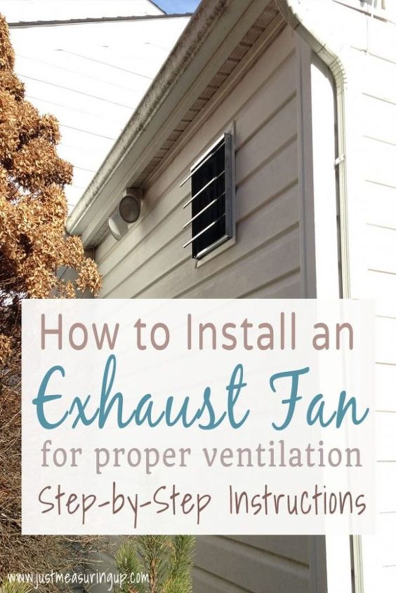 easy way to vent your garage