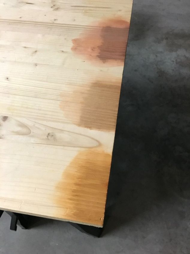 using a new medium to stain wood