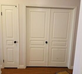 How to change a double door to a single door?