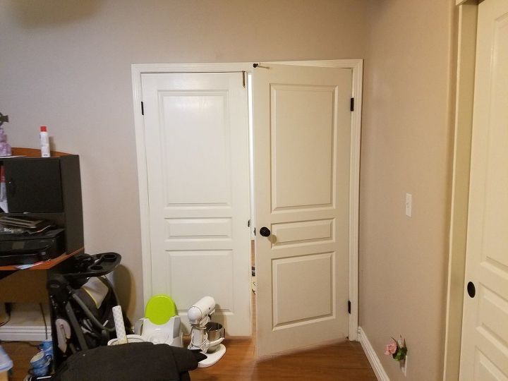 how to change a double door to a single door
