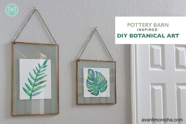 diy pottery barn knock off diy botanical art