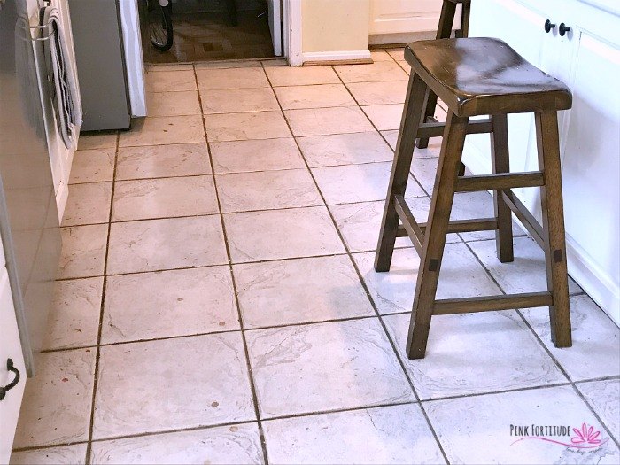 eco friendly kitchen floor before and after