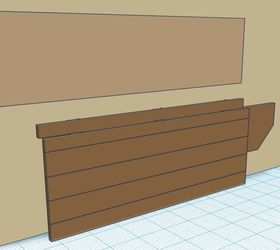making a heavy duty folding garage workbench, Here s the workbench in it s folded state
