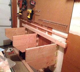 making a heavy duty folding garage workbench
