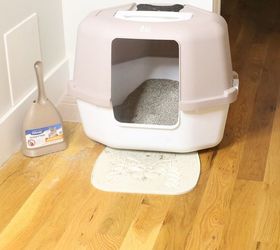 small screen to hide litter box