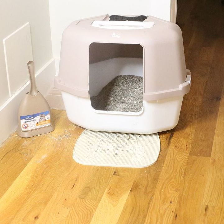 How To Hide Your Cat S Ugly Litter Box Diy Hometalk
