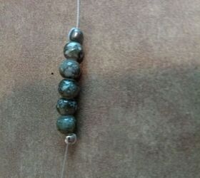 beads and bottlecaps wall hanging