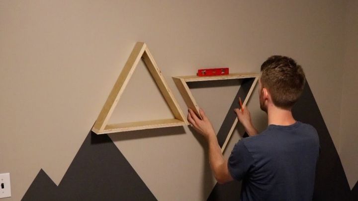 cmo hacer estantes triangulares