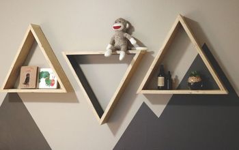 Cómo hacer estantes triangulares