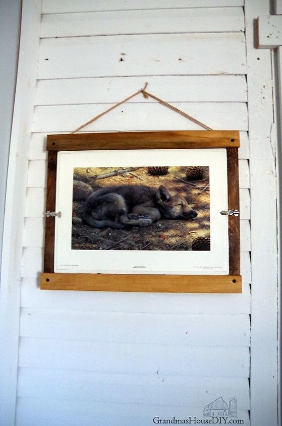 farmhouse picture frame easy wood working diy using barnwood