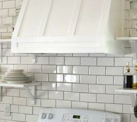 15 totally doable makeover ideas you can finish in one day, Add a range hood cover to your kitchen space