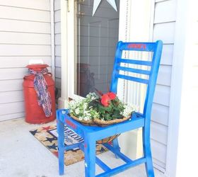 patriotic garden chair