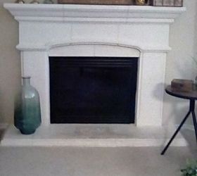 i need ideas on how to update this builder grade fireplace