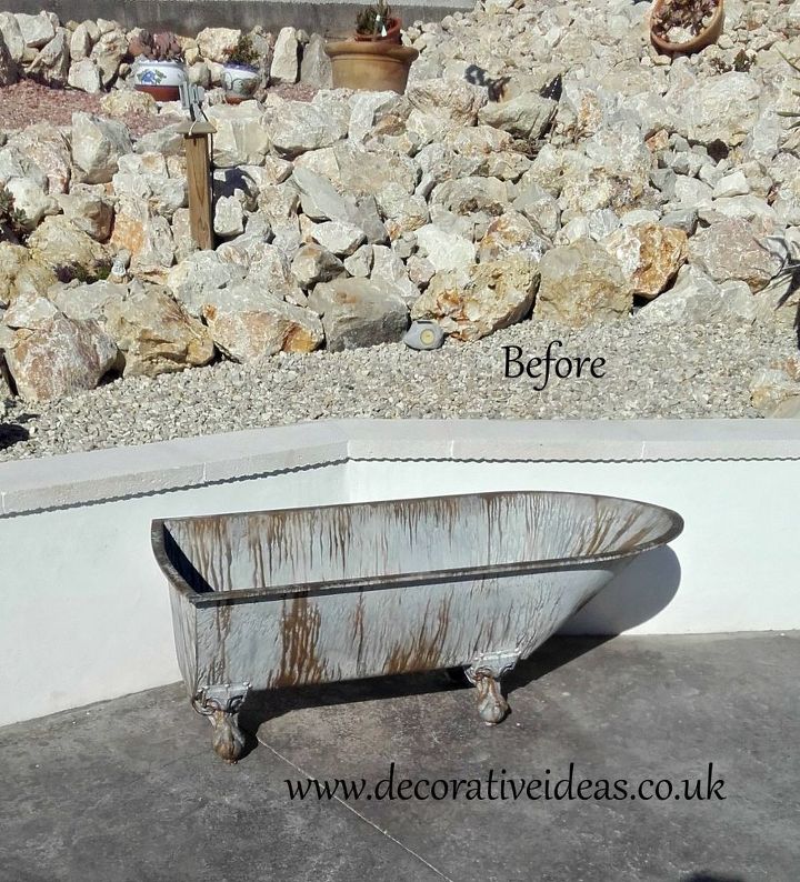 have you tried using an old bath to make into a container garden