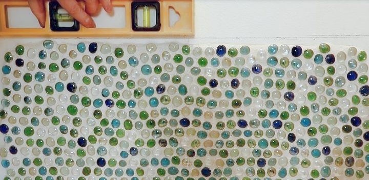 dollar store gem back splash part 2