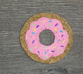 s 23 adorable ways you can make your own coasters, Donut Coaster