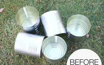 15 Cute Ways To Decorate Tin Cans Into Planters
