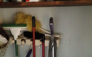 Turning a Small Coat Closet Into a Useful Broom/utility Closet