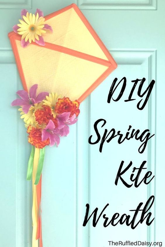 easy diy spring kite wreath