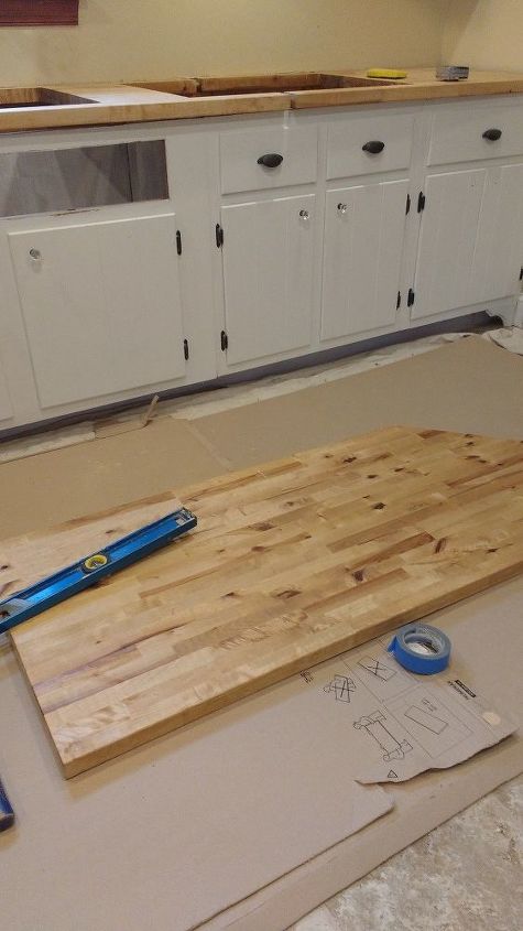 Sealing Butcher Block Countertops With Dark Tung Oil,A Food Safe Stain ...