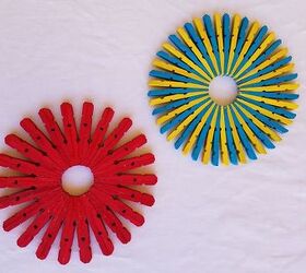 s 9 ways to bring color into your kitchen, Make Colorful Trivets With Clothespins