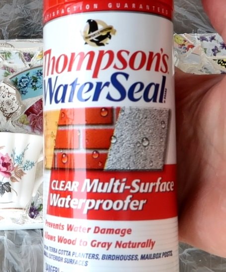 mosaic teacup planter