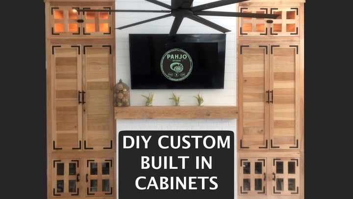 diy custom built ins for living room