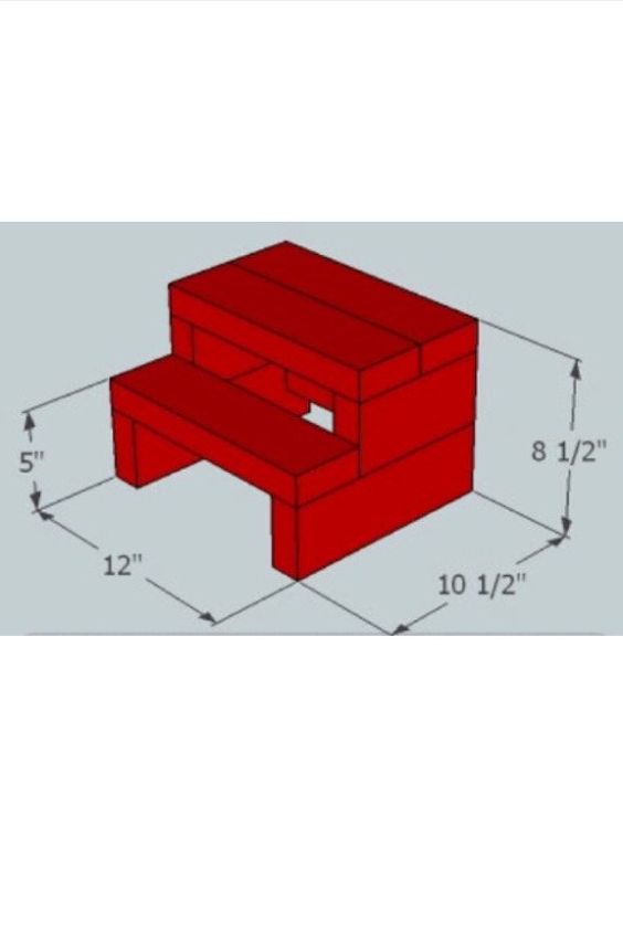 quick wood foot stool