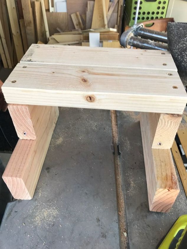 quick wood foot stool