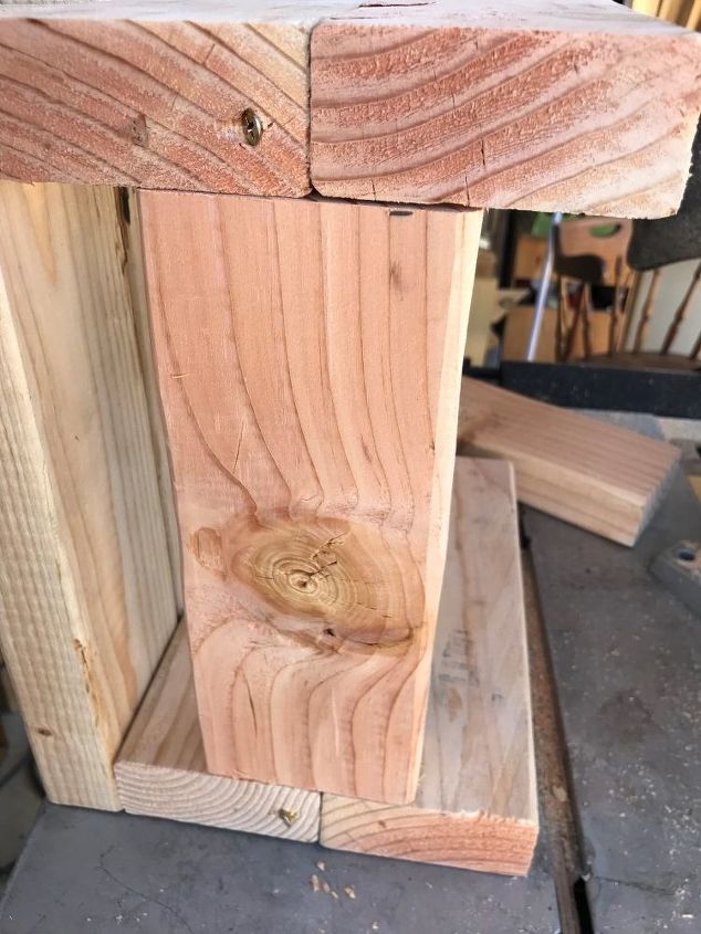 quick wood foot stool