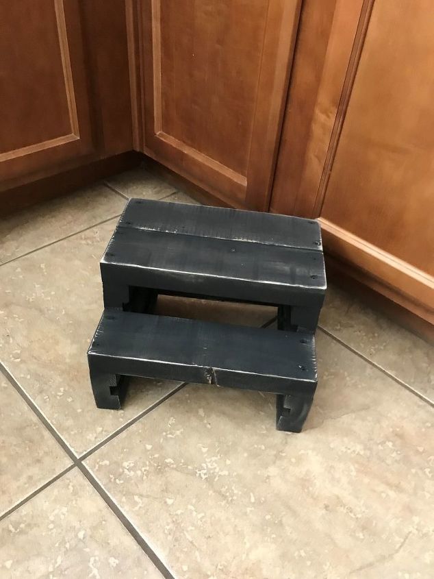 quick wood foot stool