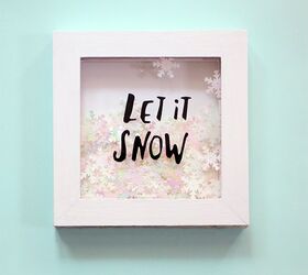 s 15 fun things you can make using your cricut, Shadowbox Snowflake Artwork