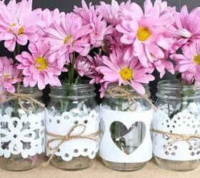 s 15 fun things you can make using your cricut, Wedding Mason Jars