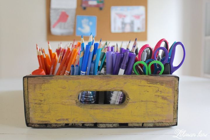 s these bloggers came up amazing organization ideas, DIY Art Caddy